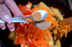 Баклажаны по корейски на зиму - шаг 7 Баклажаны по корейски на зиму - шаг 7