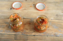 Баклажаны на зиму с болгарским перцем и чесноком - шаг 8 Баклажаны на зиму с болгарским перцем и чесноком - шаг 8