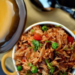 Басмати с овощами и специями