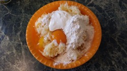 Белорусская картофельная бабка с мясом курицы - шаг 4 Белорусская картофельная бабка с мясом курицы - шаг 4