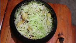 Томленый борщ в казане с кабачками и яблоками - шаг 17 Томленый борщ в казане с кабачками и яблоками - шаг 17
