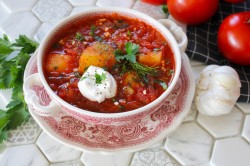 Борщ с квашеной капустой и свеклой - шаг 16 Борщ с квашеной капустой и свеклой - шаг 16