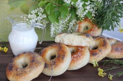 домашние бублики в духовке с маком - шаг 10 домашние бублики в духовке с маком - шаг 10