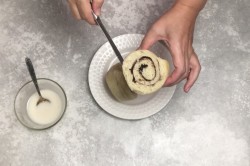 Булочки с корицей в микроволновке - шаг 11 Булочки с корицей в микроволновке - шаг 11