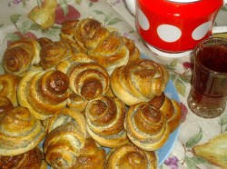 Булочки Розочки с маком - шаг 14 Булочки Розочки с маком - шаг 14