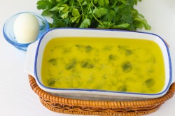 Куриный бульон с яйцом - шаг 5 Куриный бульон с яйцом - шаг 5