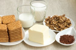 Чайная колбаса из печенья - шаг 1 Чайная колбаса из печенья - шаг 1