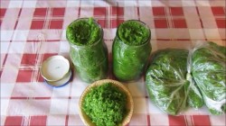 Паста из чесночных стрелок на зиму - шаг 4 Паста из чесночных стрелок на зиму - шаг 4