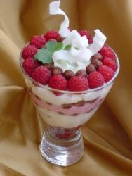 Десерт с малиной - шаг 9 Десерт с малиной - шаг 9