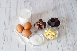 Домашнее мороженое 3 шоколада - шаг 1