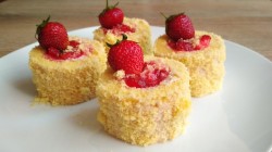 Пирожные с клубникой и бананом - шаг 22