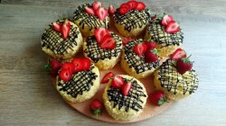 Пирожные с клубникой и бананом - шаг 23