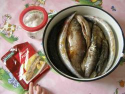 Домашняя рыбка горячего копчения - шаг 1