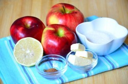 Дрожжевая коса пирог с яблоками - шаг 6