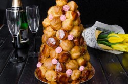 Французский торт из профитролей Крокембуш - шаг 37 Французский торт из профитролей Крокембуш - шаг 37