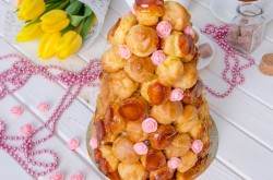 Французский торт из профитролей Крокембуш - шаг 38 Французский торт из профитролей Крокембуш - шаг 38