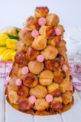 Французский торт из профитролей Крокембуш - шаг 39 Французский торт из профитролей Крокембуш - шаг 39