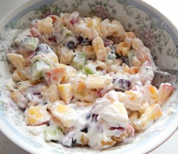 Фруктовый десерт с мороженым салат - шаг 7 Фруктовый десерт с мороженым салат - шаг 7