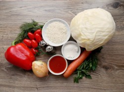 Голубцы овощные постные и вегетарианские без мяса - шаг 1 Голубцы овощные постные и вегетарианские без мяса - шаг 1