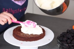 Голый торт с фруктами шоколадный бисквит с маскарпоне - шаг 21 Голый торт с фруктами шоколадный бисквит с маскарпоне - шаг 21