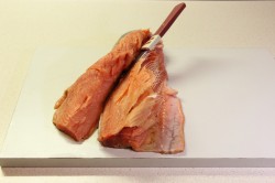 Горбуша под классическим маринадом и яичной заливкой - шаг 4 Горбуша под классическим маринадом и яичной заливкой - шаг 4