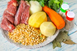 Гороховый суп с говядиной - шаг 1