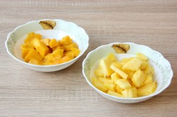 Гранита десерт из ананаса и манго - шаг 3 Гранита десерт из ананаса и манго - шаг 3