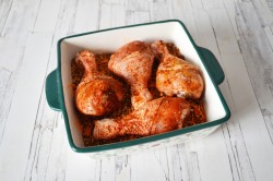 Гречка с курицей в духовке - шаг 8