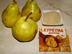 Груша запеченная в духовке - шаг 1 Груша запеченная в духовке - шаг 1