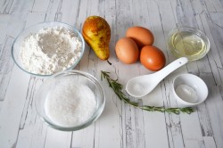 Грушевый кекс с розмарином - шаг 1 Грушевый кекс с розмарином - шаг 1