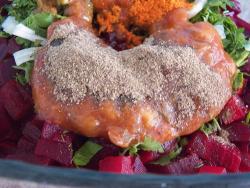 Грузинский салат из свеклы с перцем и зеленью - шаг 19