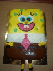 Торт Губка Боб из мастики - шаг 20