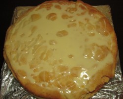 Торт на пивном тесте с начинкой из сгущенки и грецких орехов - шаг 7