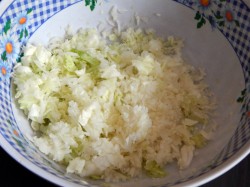 Капустные оладьи из капусты - шаг 3 Капустные оладьи из капусты - шаг 3