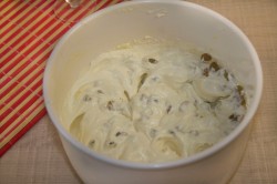 Кекс без кефира и молока с изюмом - шаг 9 Кекс без кефира и молока с изюмом - шаг 9