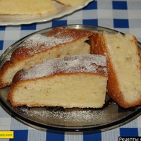 Сметанный кекс на маргарине и сметане