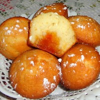 Кексы с джемом внутри