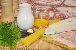 Спагетти Карбонара классические - шаг 1