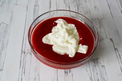 Клубничный мусс на манной крупе без желатина - шаг 8