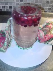 Клюквенный компот на сахарном сиропе - шаг 9