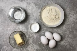 Кольца заварные с творожным кремом - шаг 1 Кольца заварные с творожным кремом - шаг 1