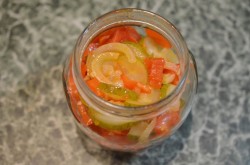 Салат огурцы помидоры на зиму без стерилизации - шаг 14 Салат огурцы помидоры на зиму без стерилизации - шаг 14