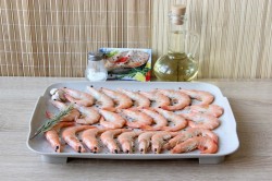 Королевские креветки на гриле - шаг 1