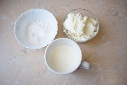 Крем из маскарпоне со сливками - шаг 1 Крем из маскарпоне со сливками - шаг 1