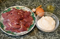 Куриная печень в кляре жареная - шаг 1