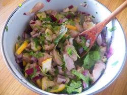 Филе курицы, тушеное в сметанном соусе с зеленью - шаг 8 Филе курицы, тушеное в сметанном соусе с зеленью - шаг 8