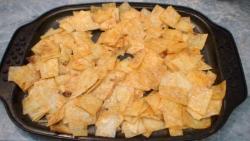 Лавашные чипсы в духовке - шаг 4