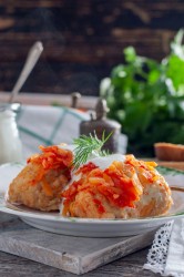 Голубцы ленивые с капустой и фаршем в духовке - шаг 12