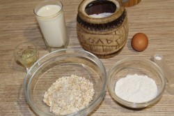 Лепешки из овсяных хлопьев - шаг 1