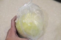 Капуста для голубцов в микроволновке - шаг 3 Капуста для голубцов в микроволновке - шаг 3